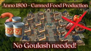 Anno1800 - Canned Food Production (Easy & Probably more than you will ever need)