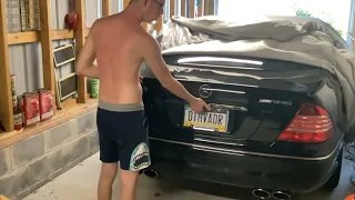 W220 Mercedes trunk lid won’t stay up issue pt1