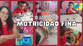 Motricidad fina/juegos caseros