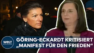 MANIFEST GEGEN UKRAINE-WAFFENLIEFERUNGEN: Göring-Eckardt kritisiert Wagenknecht und Schwarzer scharf