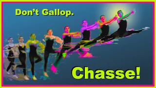 Gallop vs Chasse in dance.