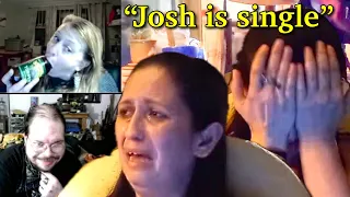 "Josh is single. He and Courtney can be together now" Sobbing meltdown Queen Cobra stream