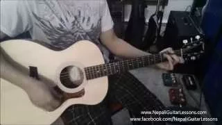 Nepali Guitar Lessons - (Beginner Part 2) Basic Rhythm/Strumming patterns