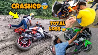 Modefied BILLORANI CRASH😰| Paisa barbad😭| Zx10R Crash kesa hua ?Training back workout❤️. Pushups❤️