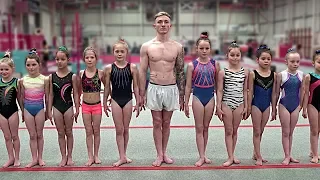 Joining the Women's Junior Gymnasts for a Day..?? {Flexibility Test}