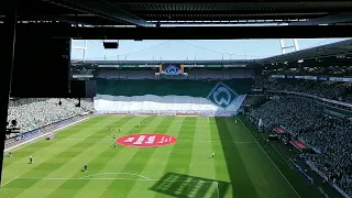 Werder Bremen Aufstieg 2022 || Mannschaftsaufstellung + Hymne