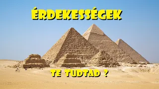 Érdekességek híres épületekről a világban (3) - Egyiptomi piramisok