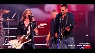 HALESTORM LZZY HALE WOWS CMT AWARDS AUDIENCE WITH ERIC CHURCH