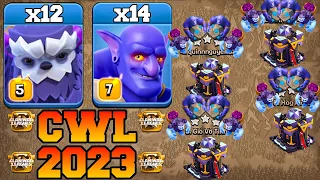 Th15 Yeti Super Bolwer Smash CWL !! Best Th15 Attack Strategy 2023 Clash Of Clans Town Hall 15