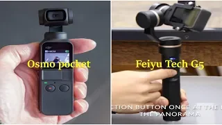 DJI Osmo Pocket vs Feiyu G5 at Skateboard park