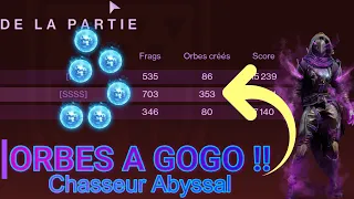 DESTINY 2 | ORBE A GOGO | Build Chasseur Abyssal (Presque Infinie Super !!)