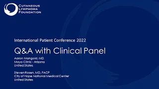 International Patient Conference 2022 - Question and Answer (PDT)