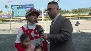 Ganador del The Sand Springs - Jinete Irad Ortiz