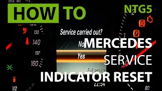 HOW TO Reset Service Indicator Hidden Menu + Ad Blue Level W205 C-Class + Others