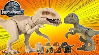 Jurassic World Indominus Rex Bébé Blue Snap Squad Dinosaures Jouets Mattel Noel 2019