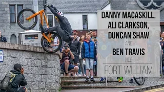 Danny MacAskill, Ali Clarkson, Ben Travis and Duncan Shaw Ride Fort William!
