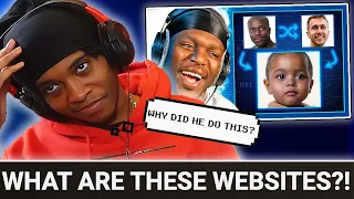 DIFFERENT CONCEPT FINALLY 😂 | REACTING TO KSI WHAT ARE THESE WEBSITES?!