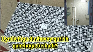 Уйни ичига авраз орнига хаммом душ куриш Uyni ichiga dush hammom qurush