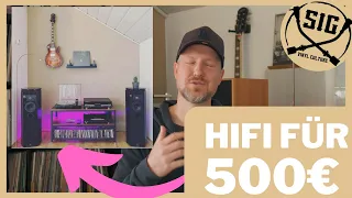 HiFi muss nicht teuer sein!? Setup für 500€ / Erste HiFi Anlage / Stereo Setup mit Plattenspieler