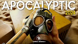 New Post-Apocalyptic Games in UNREAL ENGINE 5 and Unity coming in 2024 and 2025