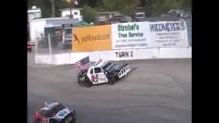 Worst Figure 8 Crash Ever at Slinger Super Speedway Ever 9 11 2011