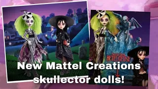 NEW MONSTER HIGH SKULLECTOR DOLLS ANNOUNCED | Beetlejuice and Lydia two pack!