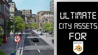 Ultimate City asset for city render in blender | Jay Senghani |