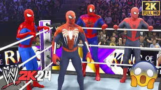 MARVEL Avengers Spider-Man Team vs. Batman Captain America & Wolverine Iron Man - WWE 2K24