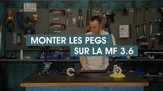 Comment monter les pegs sur la MF 3.6 - Trottinette Freestyle | OXELO WORKSHOP