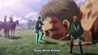 Erwin Evolved Into Titan ??? Eren Cried Seeing the Fate of Edwin and His Family