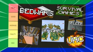 Minecraft MINI-GAME TIER LIST