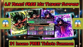 My Bro GOT FULLKIT of Madara Here!😱 SO HOW ABOUT ME?🤔🤩 6.5 Years FREE 10x Tickets Summon: 31 Tickets