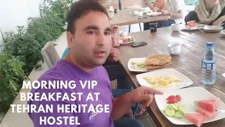 Morning vip breakfast at Tehran Heritage Hostel #Tehran #hostel #iran
