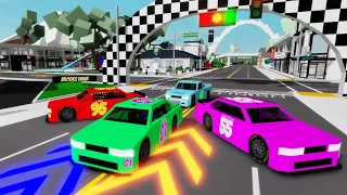 NASCAR RACE IN BROOKHAVEN! (Roblox)