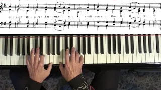 o come o come Emmanuel | Classical piano pedaling