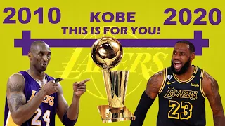 Timeline of LEBRON and the LAKERS' TITLE | FOR KOBE