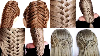 4 Different Hairstyles || simple hairstyle || new hairstyle || cute hairstyles || hairstyle | Braids