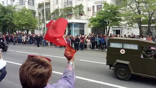 Здесь должны были ехать Ветераны ВОВ. Парад Победы 2019 Севастополь.