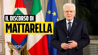 Il discorso di fine anno del Presidente della Repubblica Mattarella