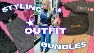 LET ME STYLE YOU + THRIFT HAUL ☆ Styling Mystery Depop Style Bundles for my Subscribers!