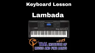 Lambada  | Mr. Mannish | Keyboard Lesson | Taal TV