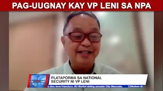 Patuloy na pag-ugnay kay VP Leni Robredo sa CPP-NPA-NDF