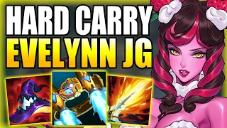 THIS IS HOW YOU CAN EASILY HARD CARRY GAMES WITH EVELYNN JUNGLE! - Gameplay Guide League of Legends