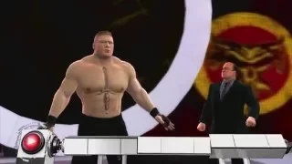 WWE 2K16 PS3 - Brock Lesnar's Entrance (with Paul Heyman)