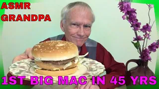 My First Big Mac in 45 Years! - Big Mac Review 2019! ]ASMR]