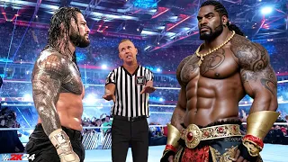 WWE 2K23 - Roman Reigns vs Darius Sunking - FULL MATCH | WWE April 26, 2023