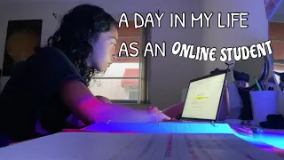 a day in my life as an online student