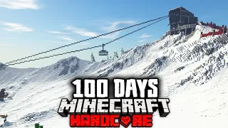 We Survived 100 Days in a FROZEN Zombie Apocalypse in Hardcore Minecraft