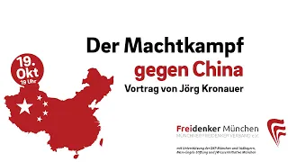 Der Machtkampf gegen China | Veranstaltung mit Jörg Kronauer