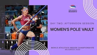 Sandi Morris clears 4.80m to defend pole vault crown | World Indoor Championships Belgrade 22